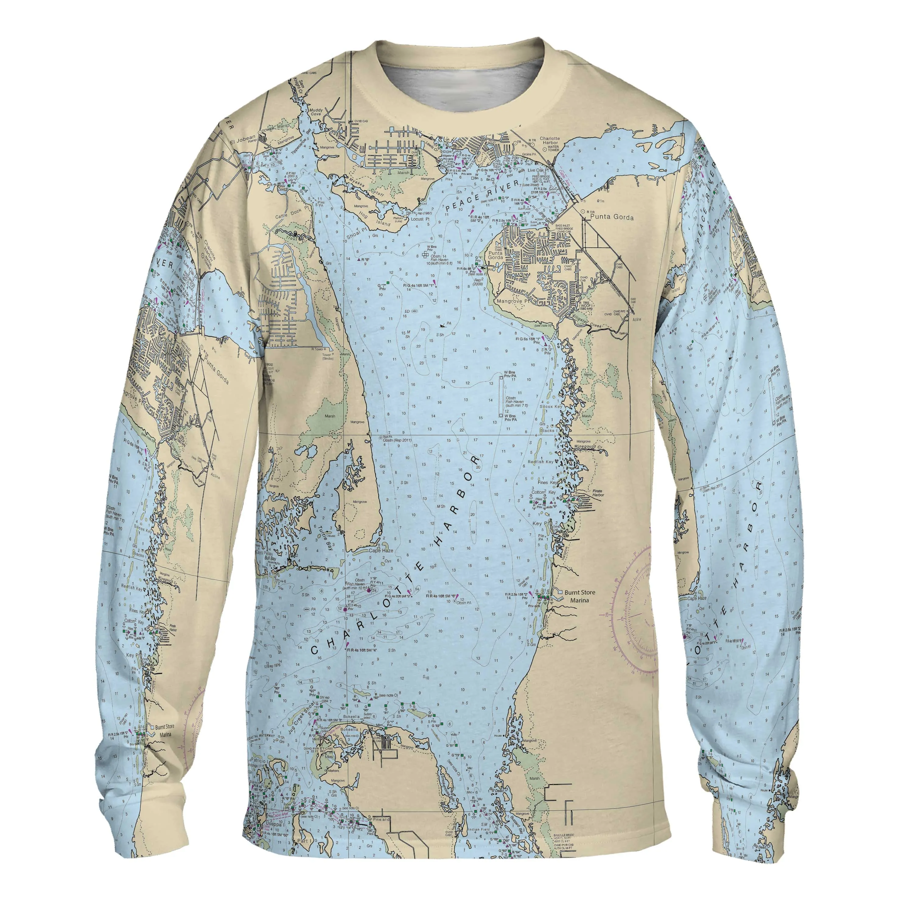 The Charlotte Harbor Long Sleeve Performance Tee