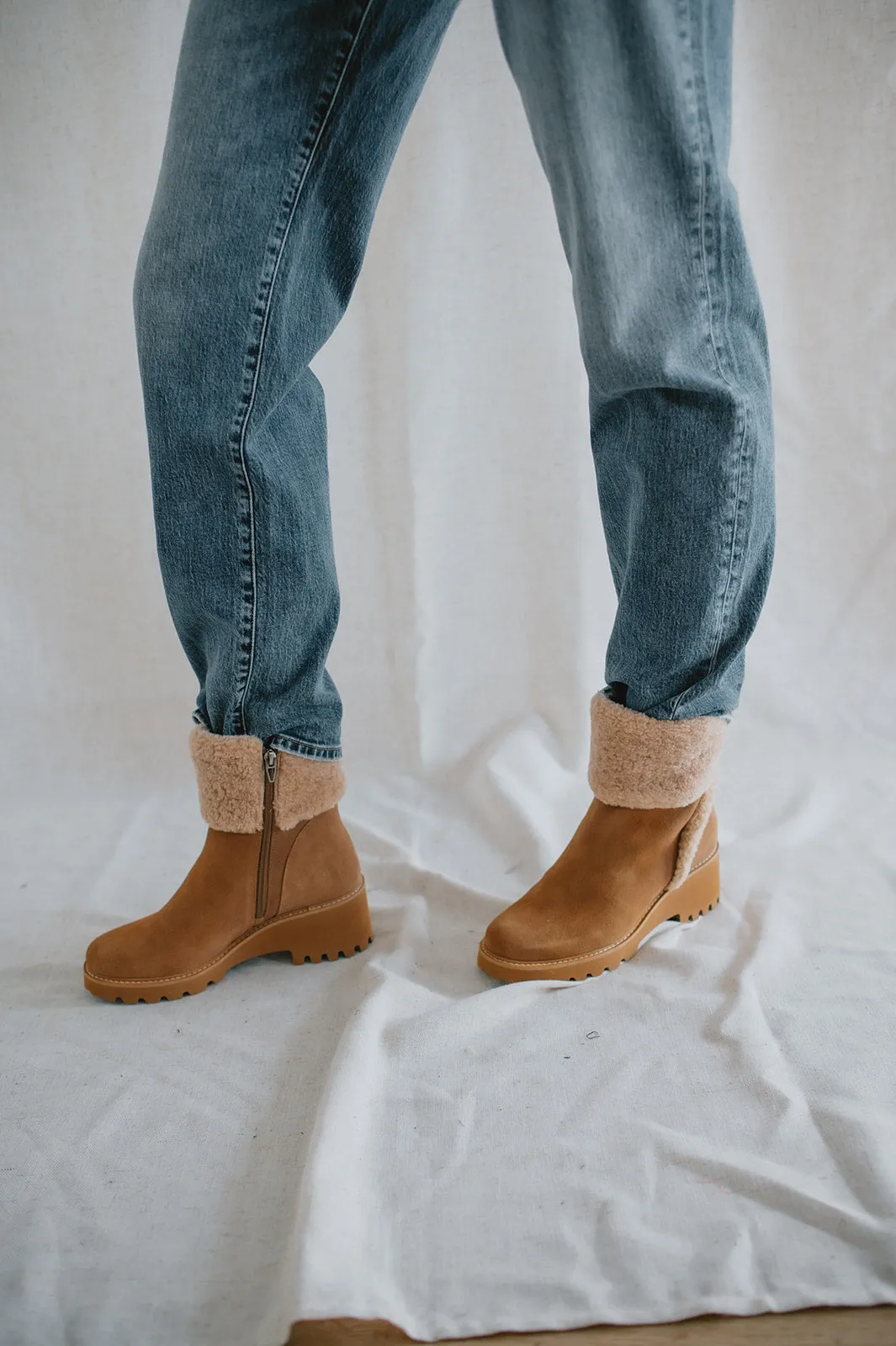 The Hug H2O Boots by Dolce Vita - Mushroom Suede