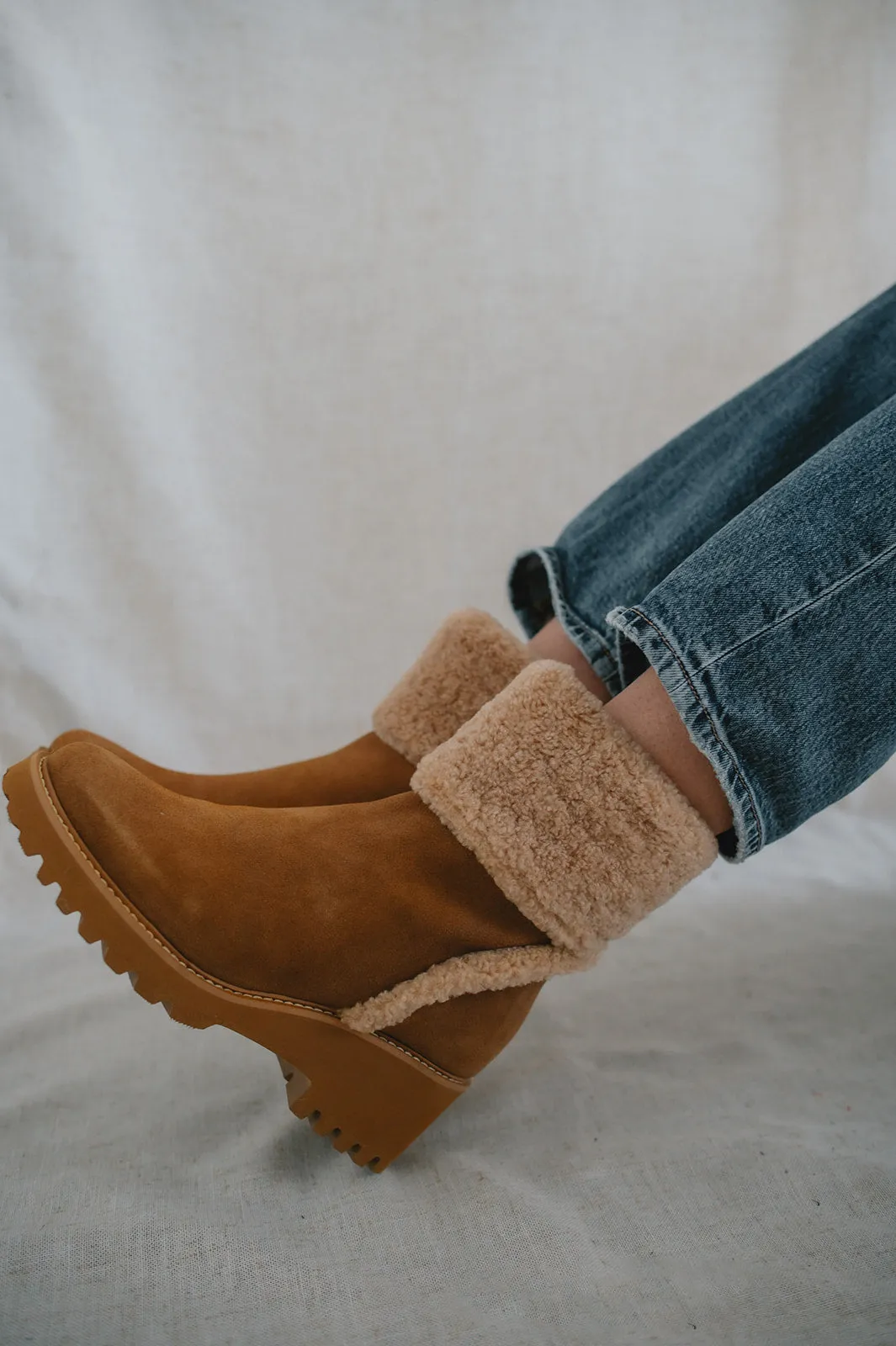 The Hug H2O Boots by Dolce Vita - Mushroom Suede