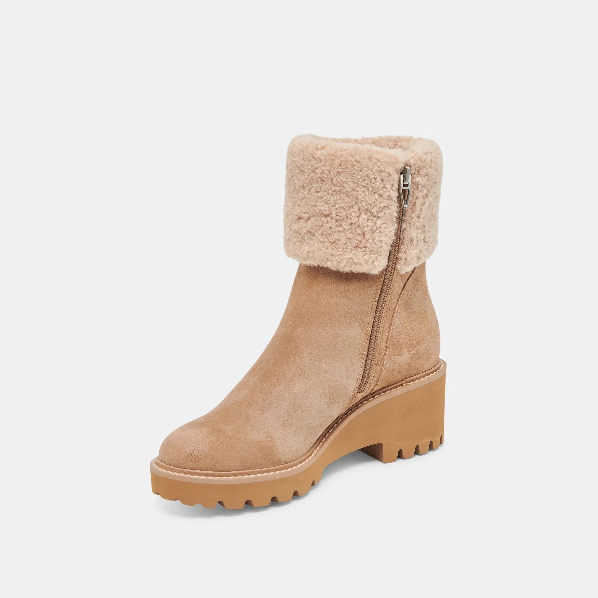 The Hug H2O Boots by Dolce Vita - Mushroom Suede