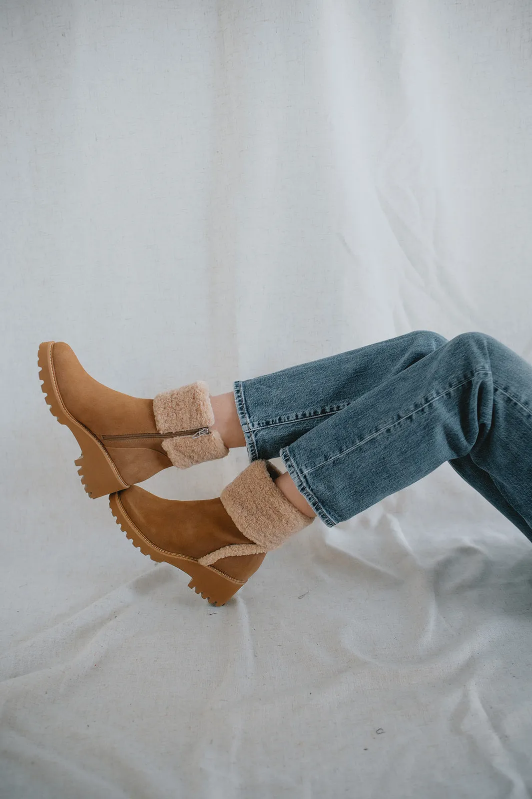 The Hug H2O Boots by Dolce Vita - Mushroom Suede