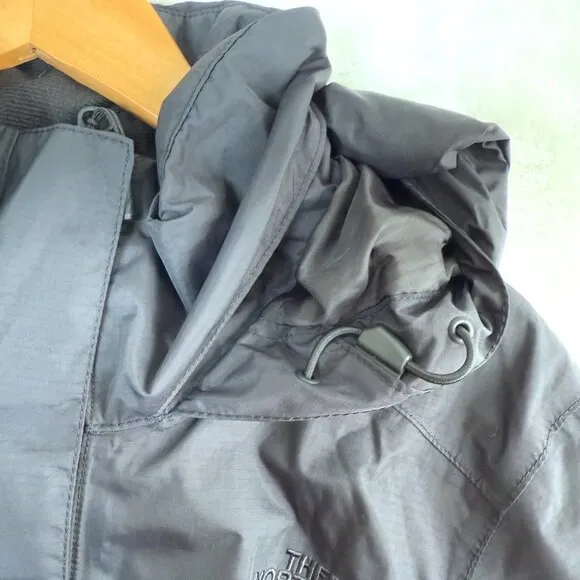 The North Face Resolve Parka II Jacket Womens M Black Full Zip Dry Vent