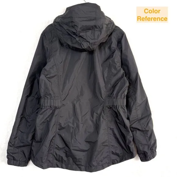 The North Face Resolve Parka II Jacket Womens M Black Full Zip Dry Vent