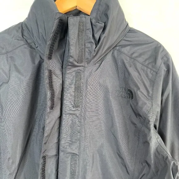 The North Face Resolve Parka II Jacket Womens M Black Full Zip Dry Vent