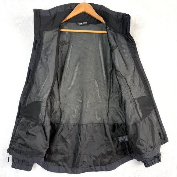 The North Face Resolve Parka II Jacket Womens M Black Full Zip Dry Vent