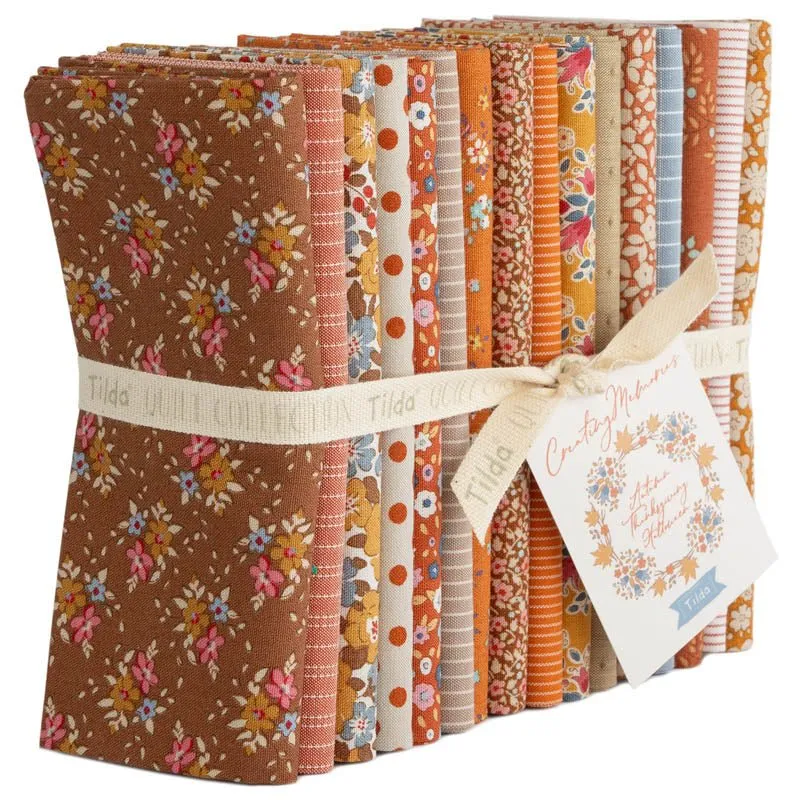 Tilda Creating Memories Fabric | Fat Quarter Pack | Autumn (16)