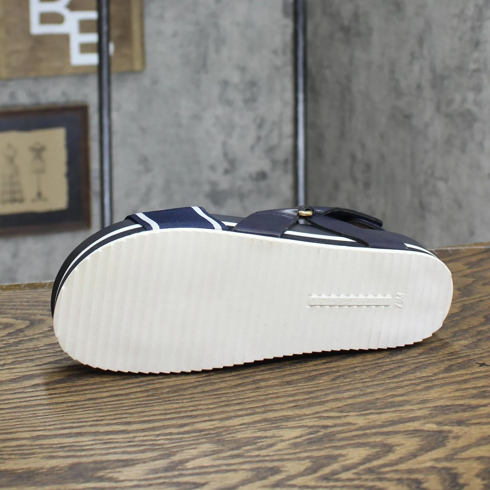 Tommy Hilfiger Beliz Sandal Amputee Replacement Left Shoe Only Dark Blue 7.5M