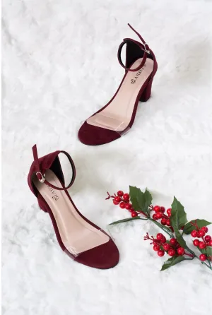 Transparent Open Toe Heels