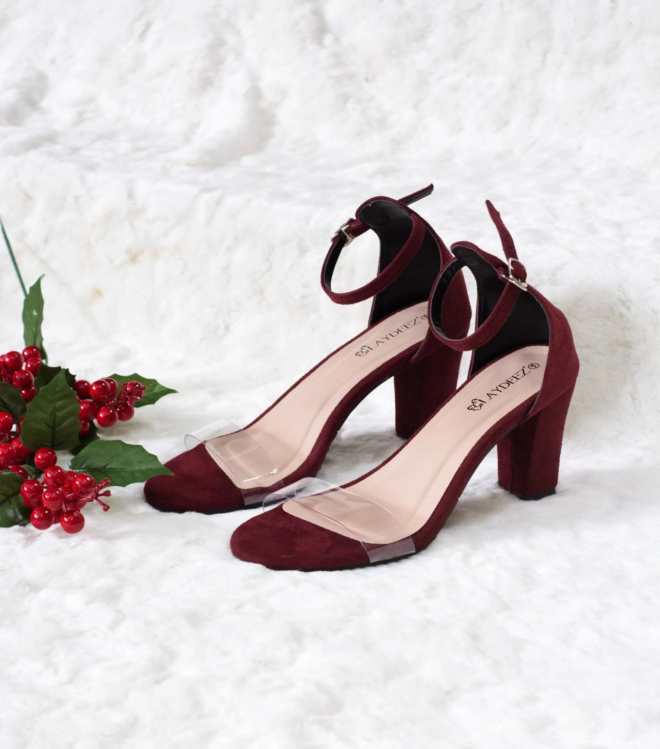 Transparent Open Toe Heels
