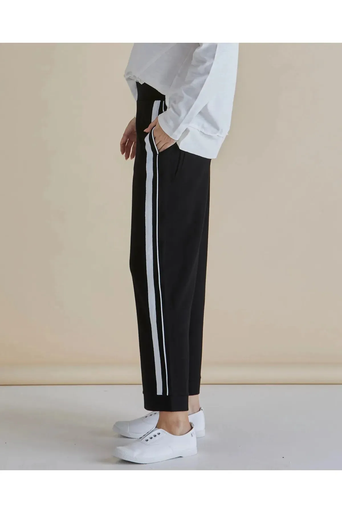 Tre's Bien Ponte Jogger Black