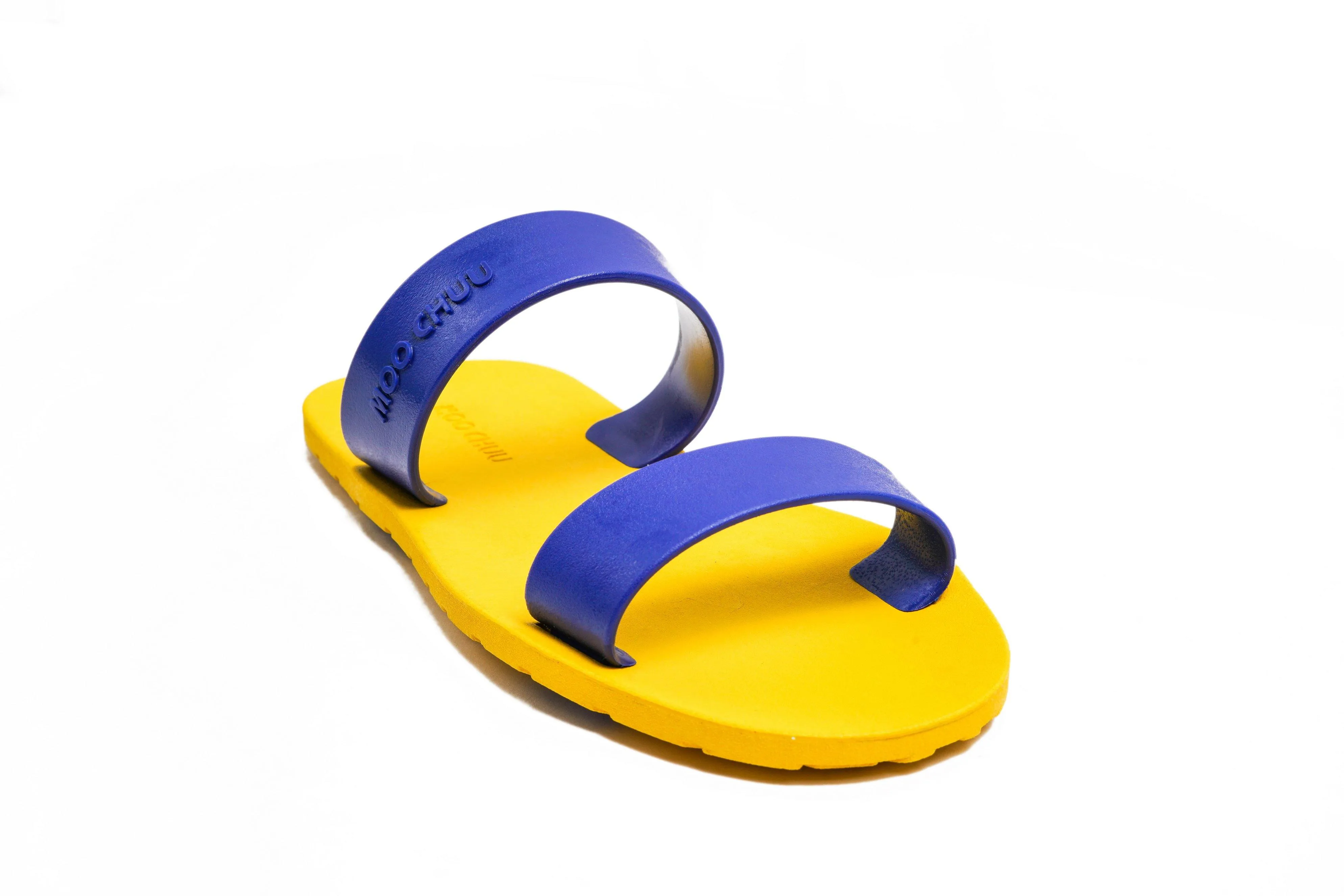 Twin Yellow Sole Blue Strap
