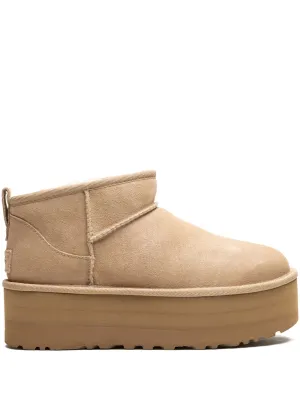 UGG Classic Ultra Mini Platform "Sand" boots