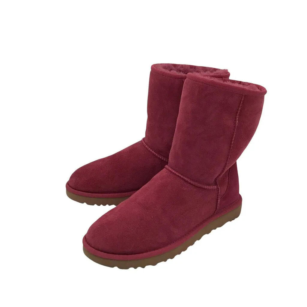 UGG SHEARLING LINED BOOTS PINK 8