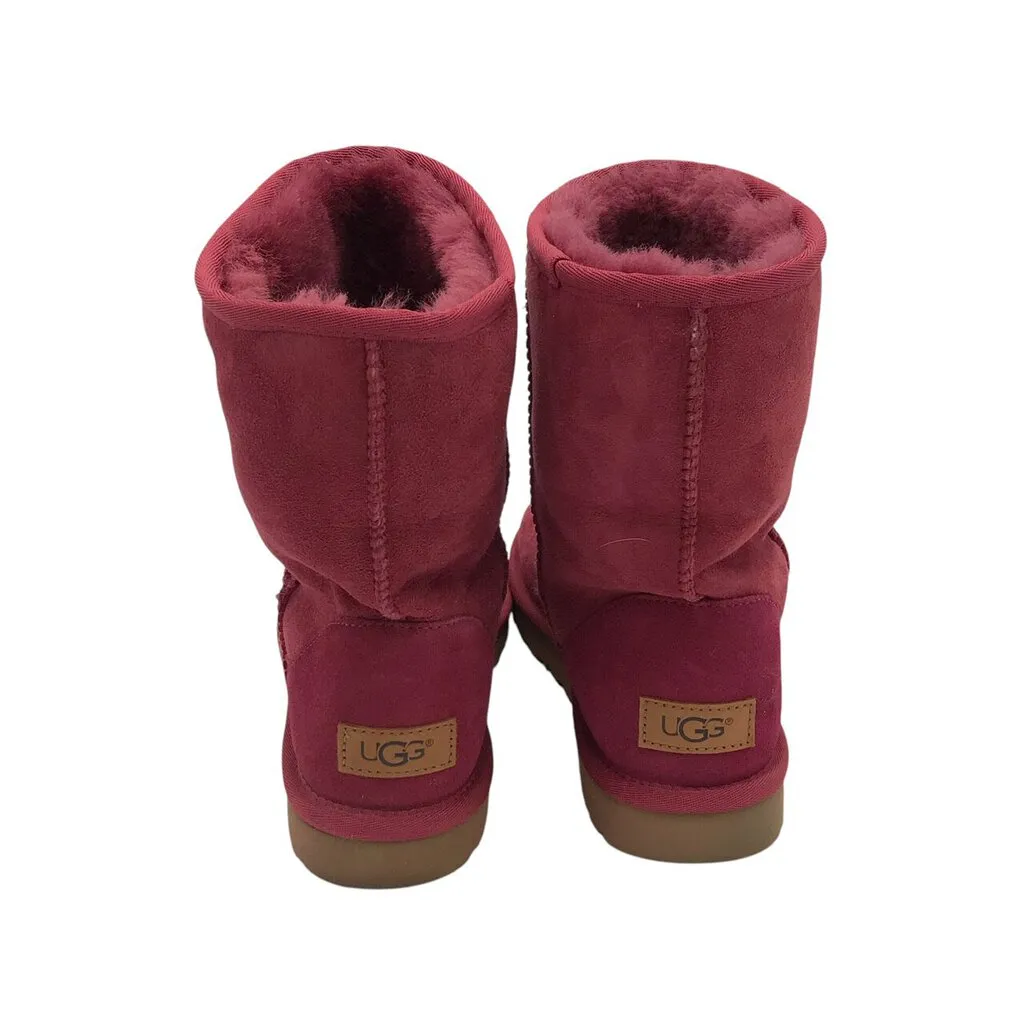 UGG SHEARLING LINED BOOTS PINK 8