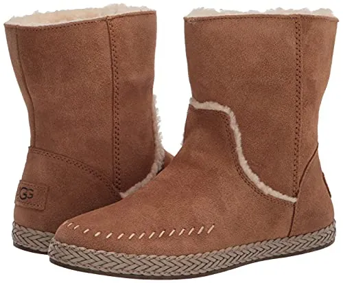 UGG Women's AILISH Fashion Boot, Chestnut Suede, 8