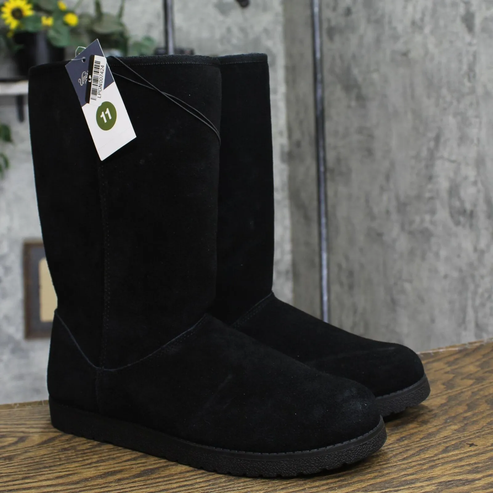 Universal Thread Womens Sarah Suede Shearling Winter Boots 91467407 Black 11M