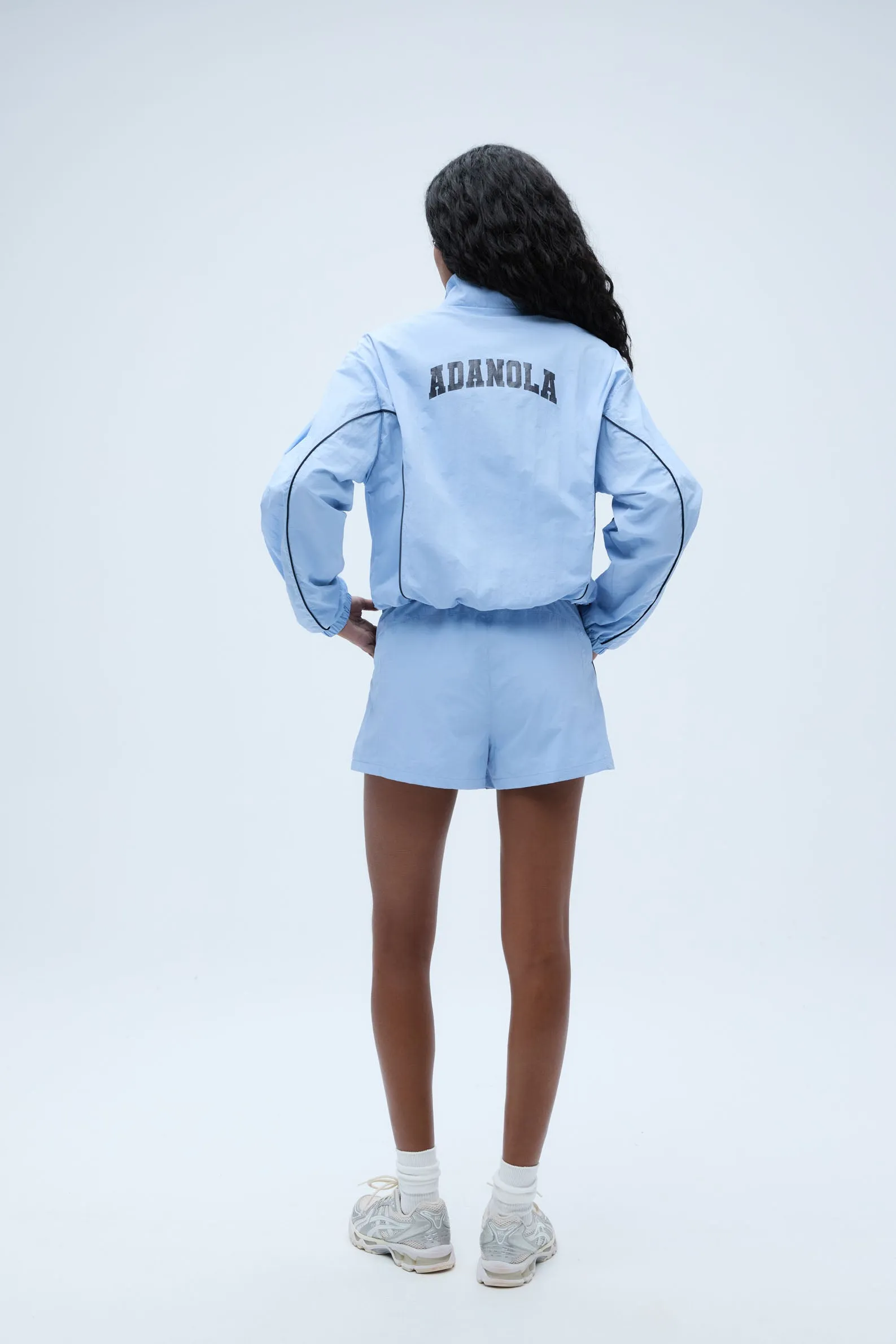 Varsity Track Short - Powder Blue