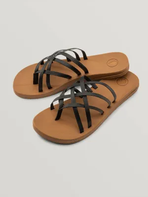 Volcom Womens E-Cliner Multi Strap Sandals