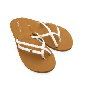 Volcom Women's Thrills II Sandals - White