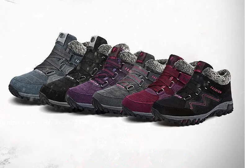 Warm Snow Boots With Fur