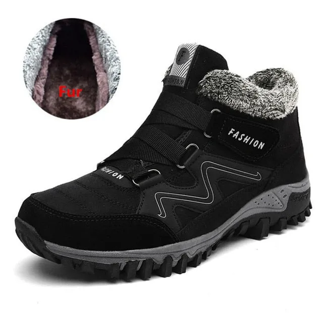Warm Snow Boots With Fur