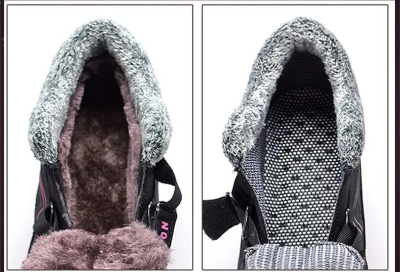 Warm Snow Boots With Fur