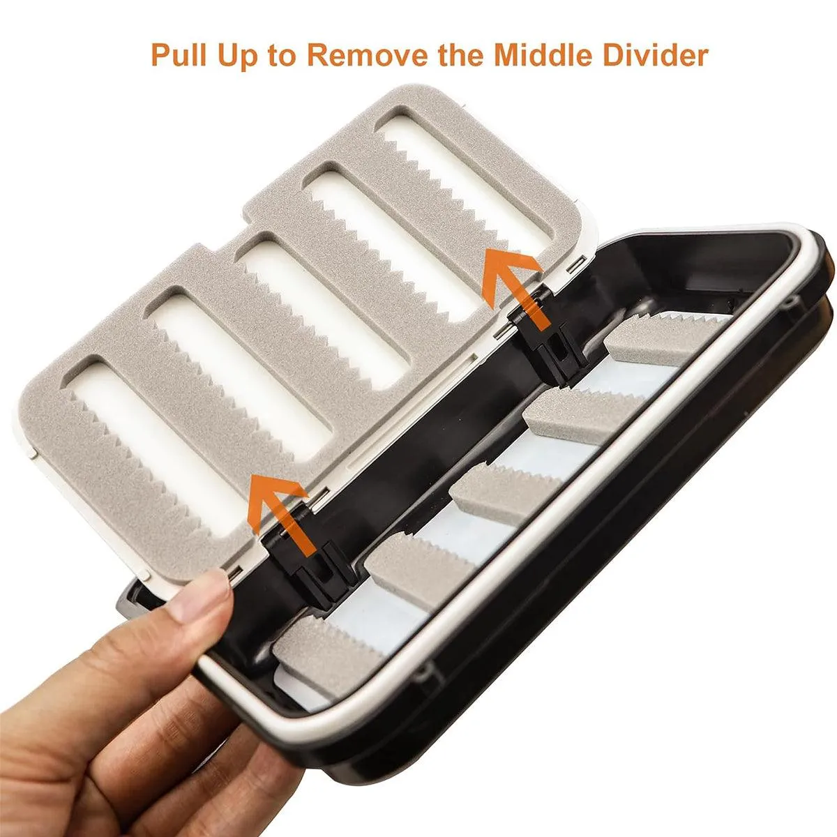 Waterproof Multi Layer Artificial Bait Box Hanging Plate Fishing Tackle Storage