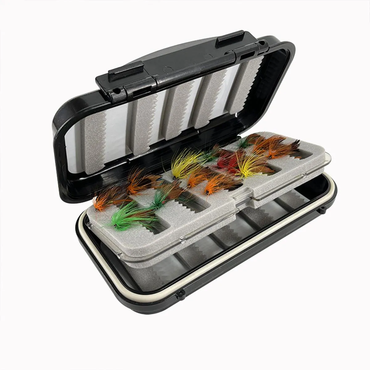 Waterproof Multi Layer Artificial Bait Box Hanging Plate Fishing Tackle Storage