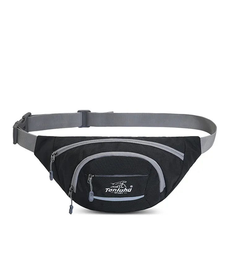 Wautton Outdoor Fanny Pack Bum Bag Big Campacity Water Resistant Nylon