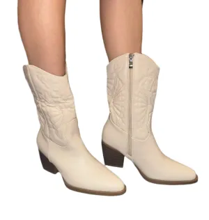 WESTERN COWGIRL ANKLE BOOT WITH HEEL TEXAS02