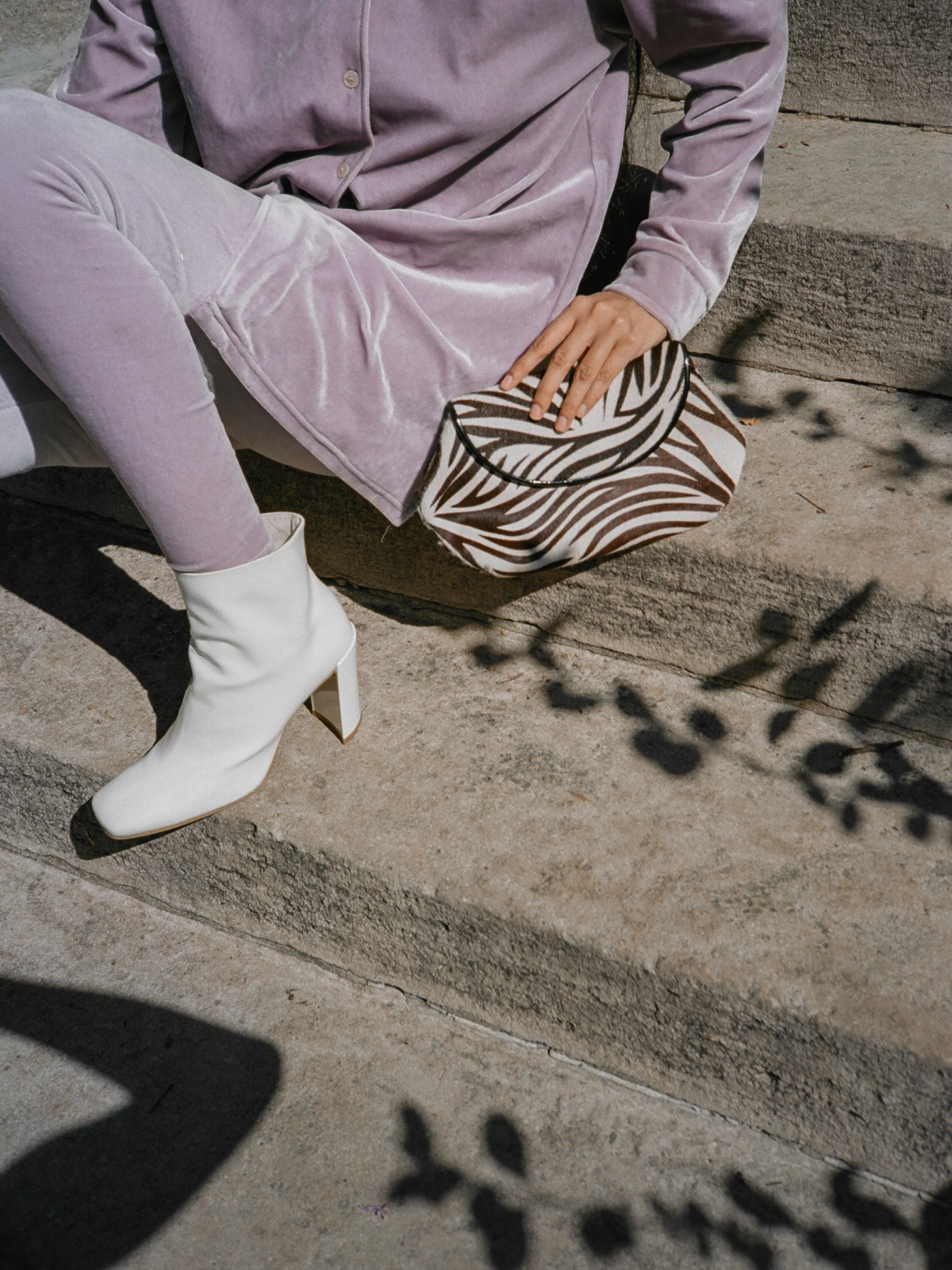 White Patent Boots