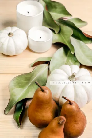 White Pumpkins & Pears