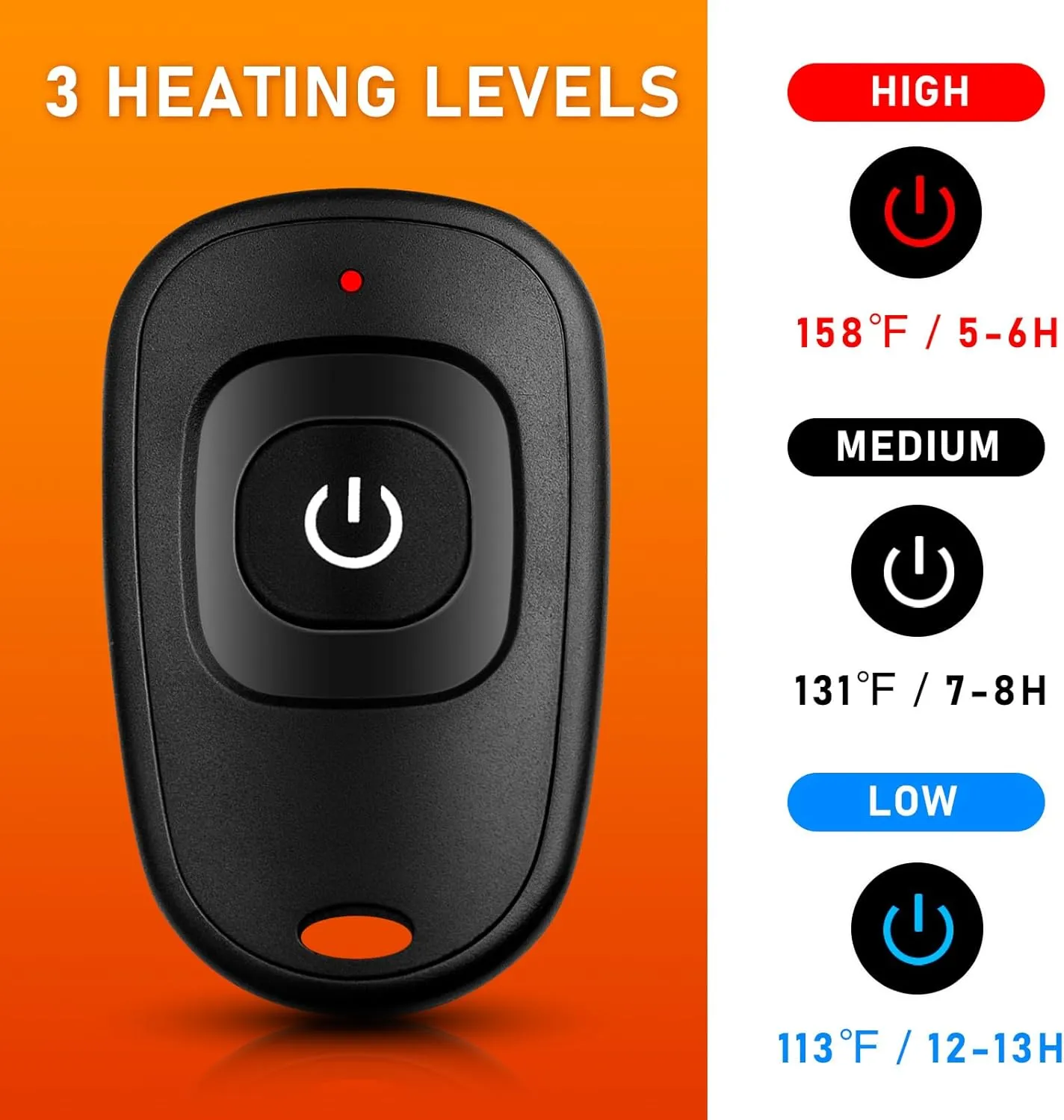 WI001 Heated Insoles-Orange