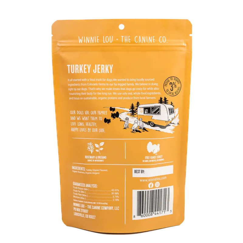 Winnie Lou -Turkey Jerky - 3.5oz
