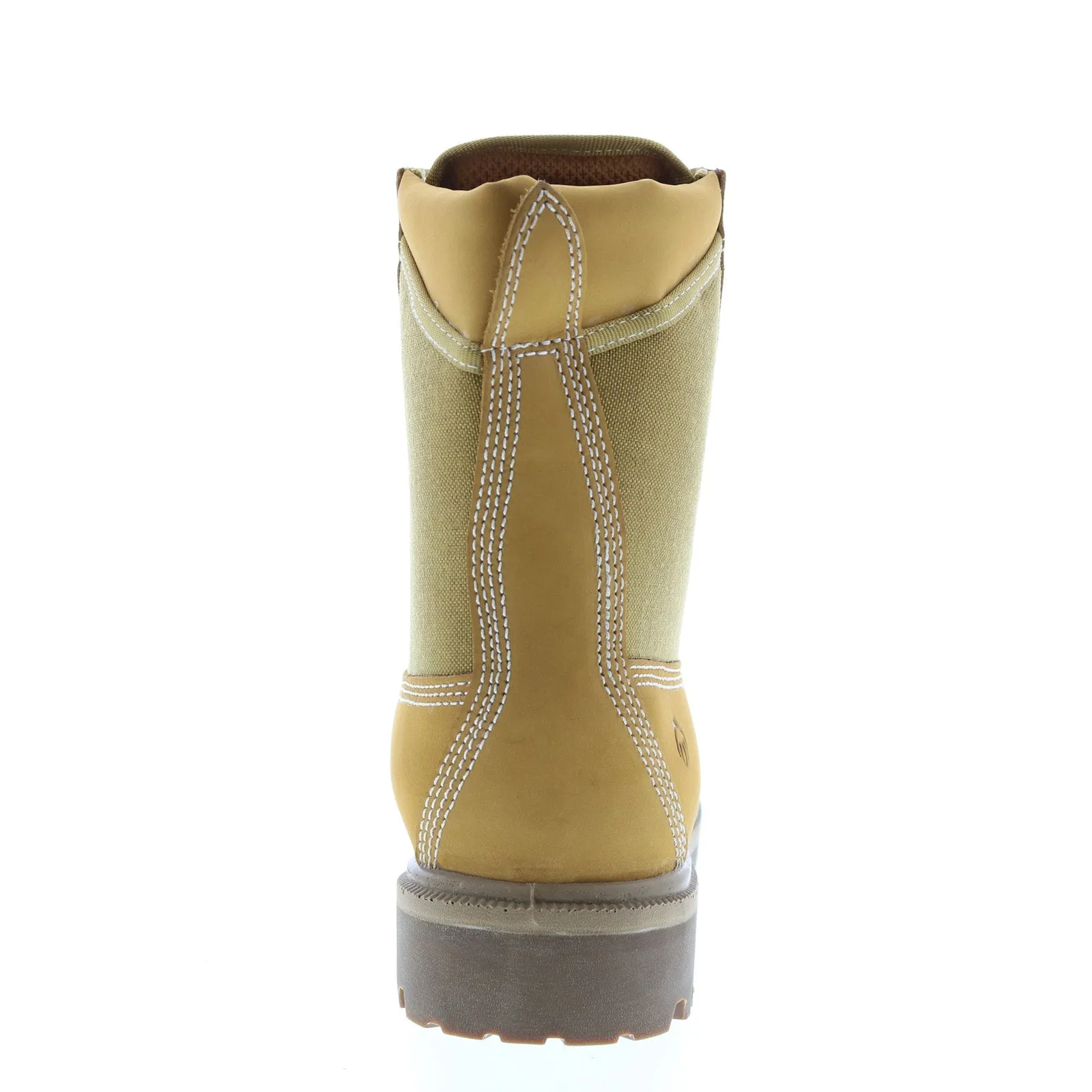 Wolverine DA Waterproof 8" Cord Panel Lug W01199 Mens Brown Wide Work Boots