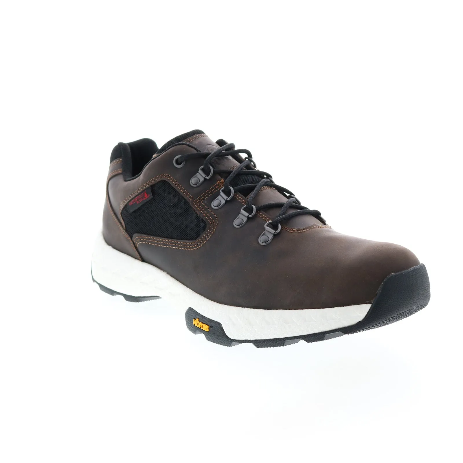 Wolverine Guide Ultraspring WP Low Mens Brown Wide Athletic Hiking Shoes