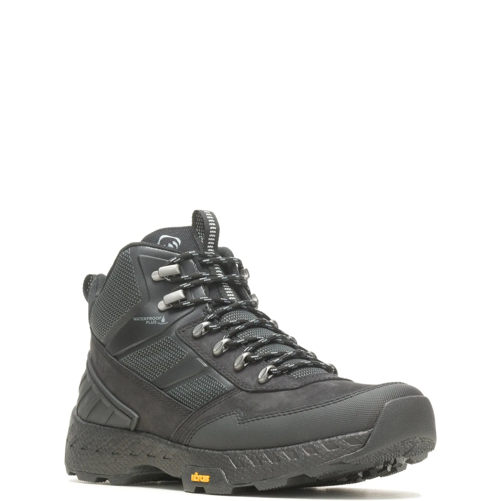 Wolverine Guide UltraSpring WP Mid W880415 Mens Black Wide Work Boots