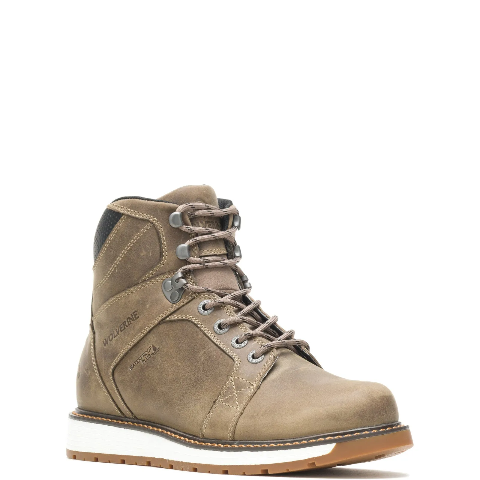 Wolverine Hellcat Ultraspring Wedge WP W880185 Mens Brown Wide Work Boots