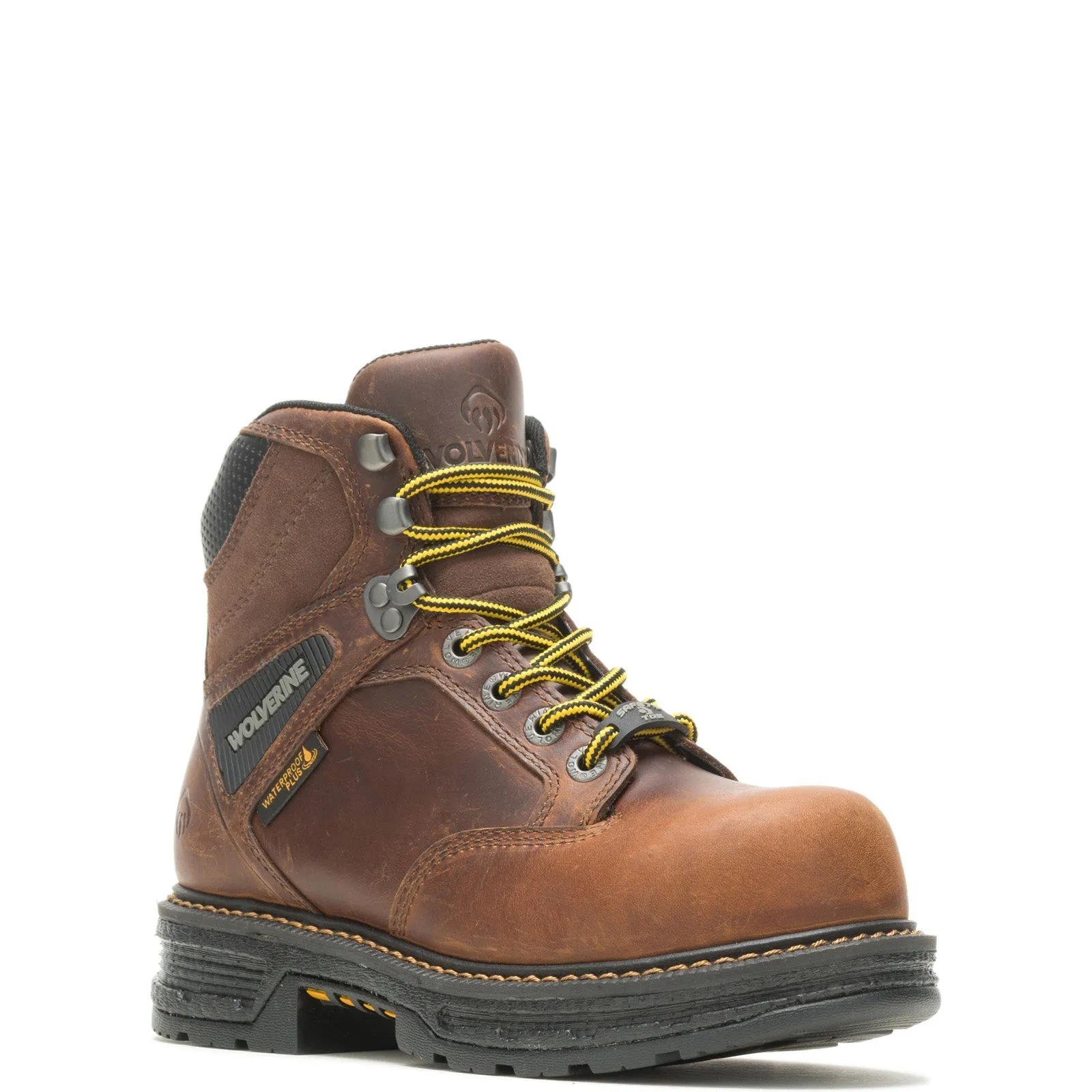 Wolverine Hellcat Ultraspring WP CarbonMax 6" Womens Brown Wide Work Boots