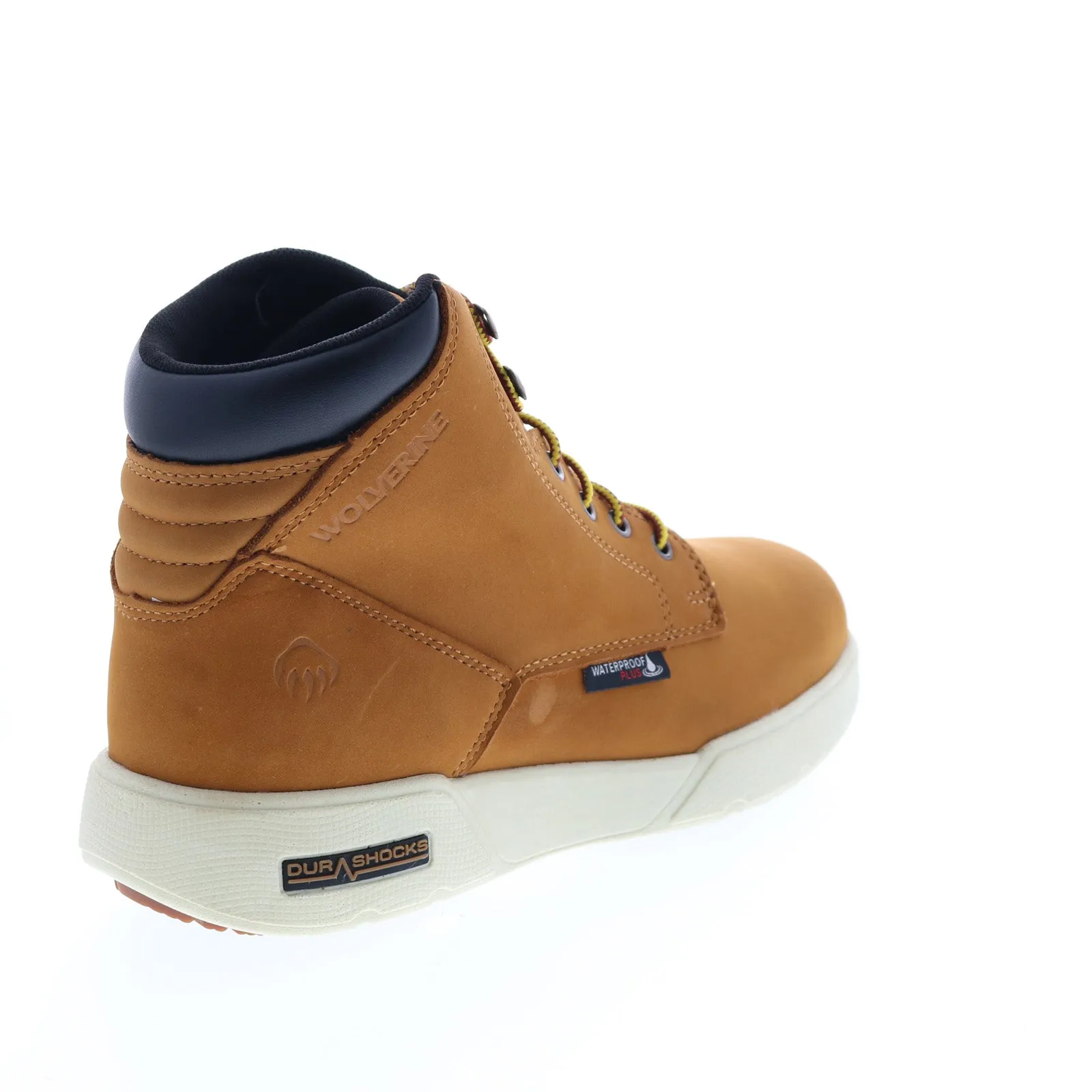 Wolverine Kickstart Durashocks Waterproof 6" Mens Brown Wide Work Boots