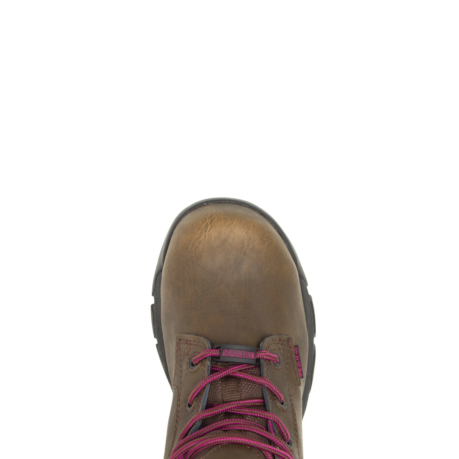 Wolverine Merlin 6" Waterproof Composite Toe Womens Brown Wide Work Boots