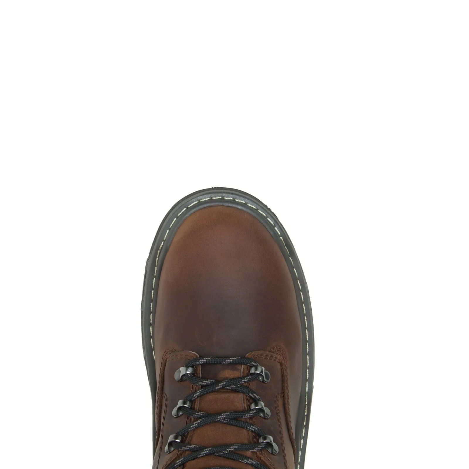 Wolverine Raider DuraShocks Waterproof 6" Mens Brown Wide Work Boots