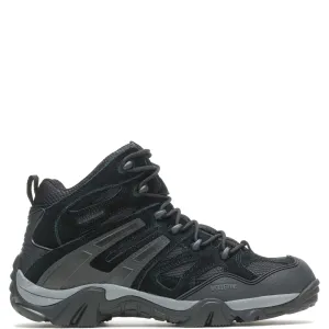 Wolverine Wilderness Waterproof W080006 Mens Black Mesh Wide Hiking Boots