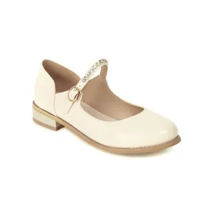 Women's  Rhinestone Flats Mary Jane Shoes