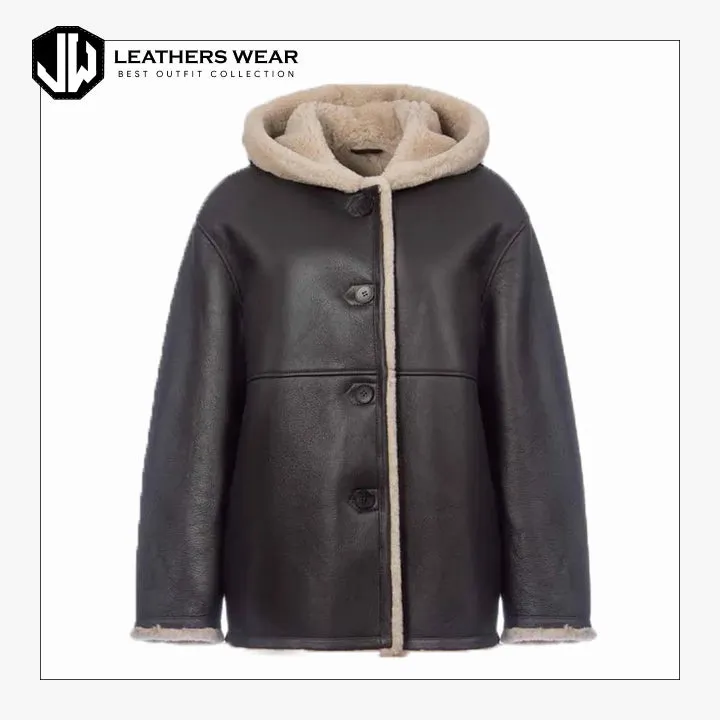 Women's Shearling Duffle Coat