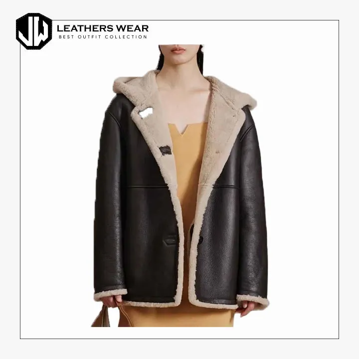 Women's Shearling Duffle Coat