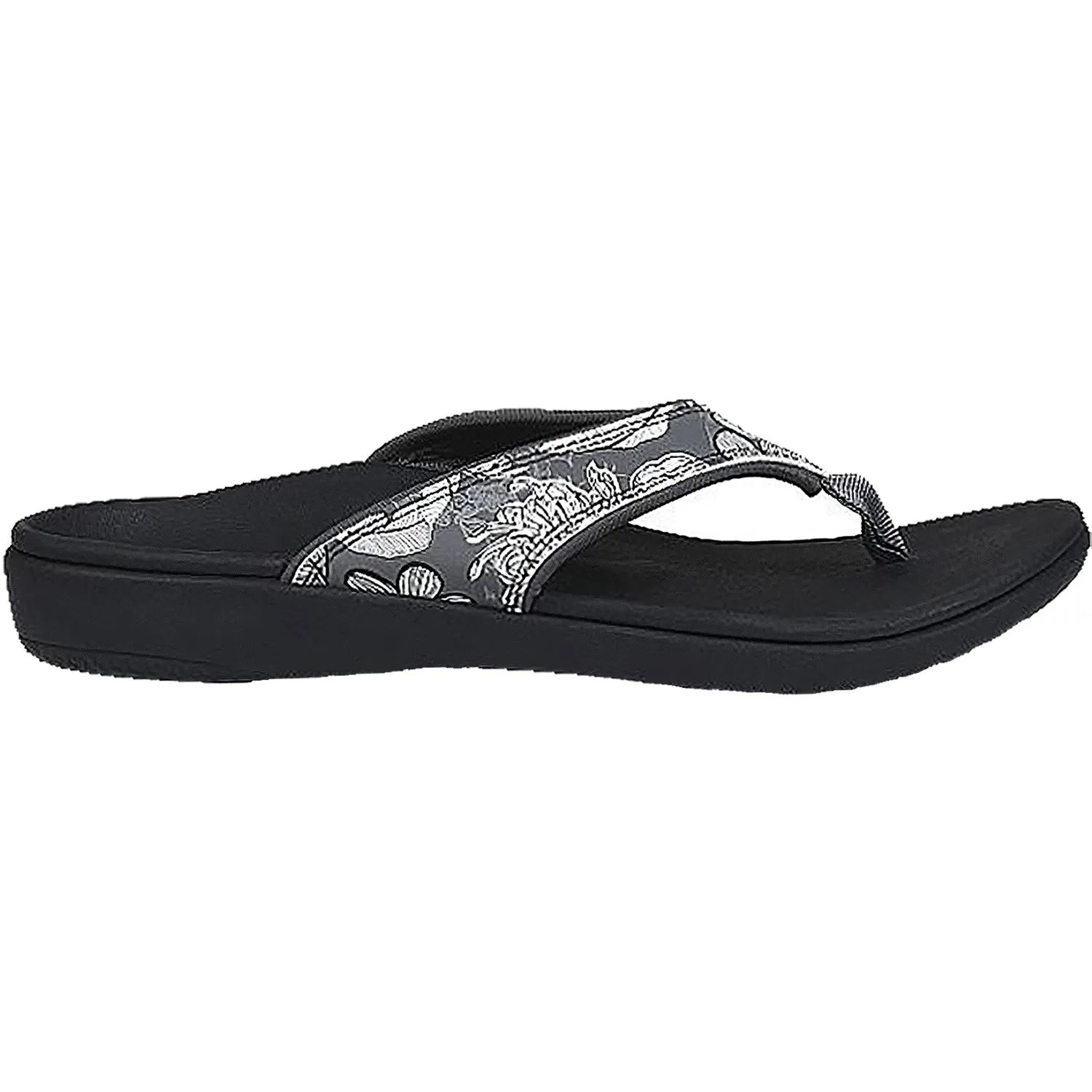 Women's Spenco Yumi Tropical Black Synthetic