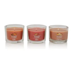 Yankee Candle 1.3oz Pumpkin Season Candle Gift Set 3pc Set