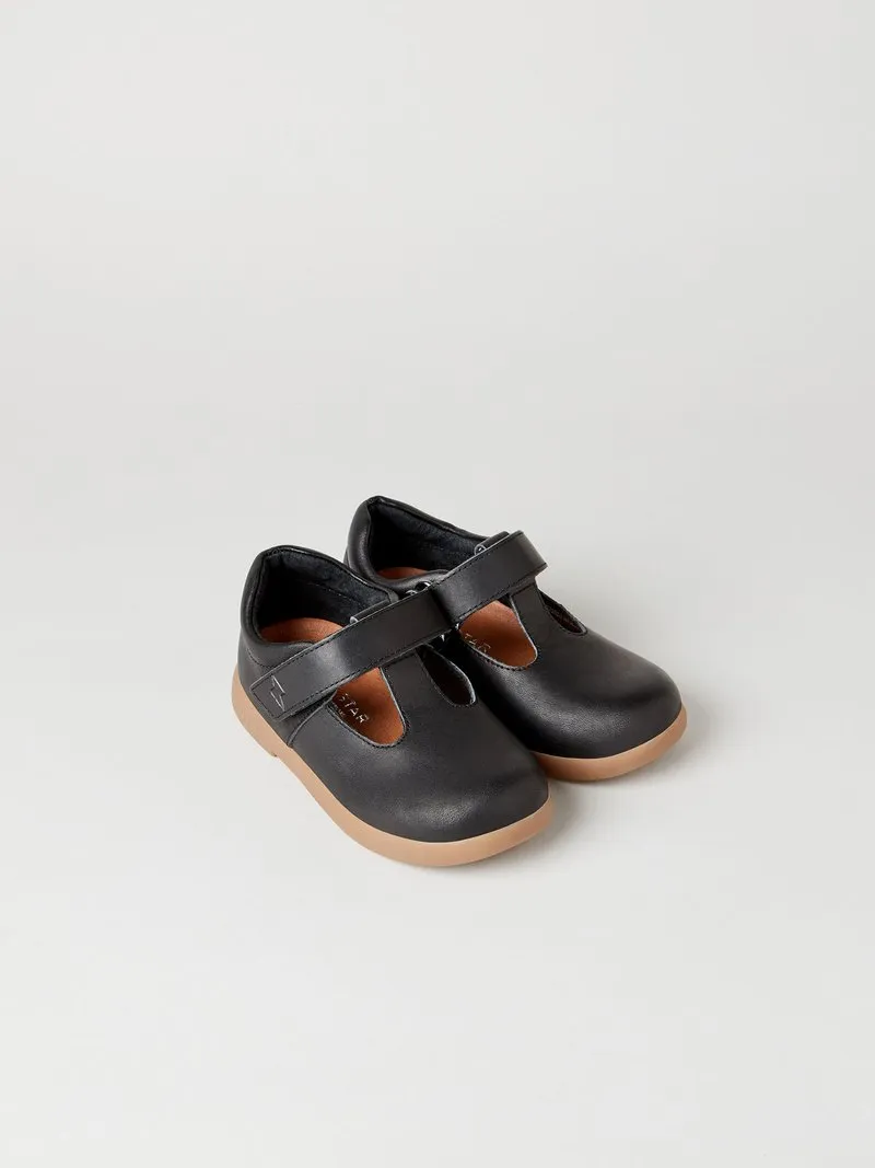 Zig   Star Black Astro T-Bar Shoes