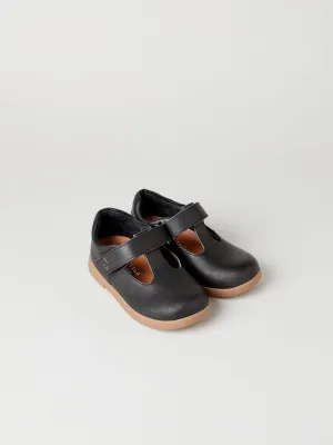 Zig   Star Black Astro T-Bar Shoes